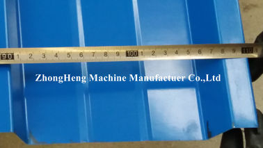 Iron Rolling Mill Roofing Sheet Roll Forming Machine 7.5kw Hydraulic Control
